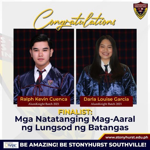 AMAZING ALUMKNIGHTS: “MGA NATATANGING MAG-AARAL NG LUNGSOD NG BATANGAS”